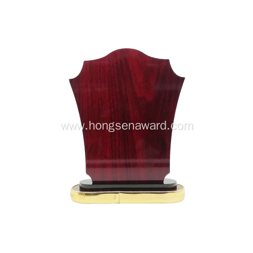 Custom Souvenir Wooden award plaque frame trophy